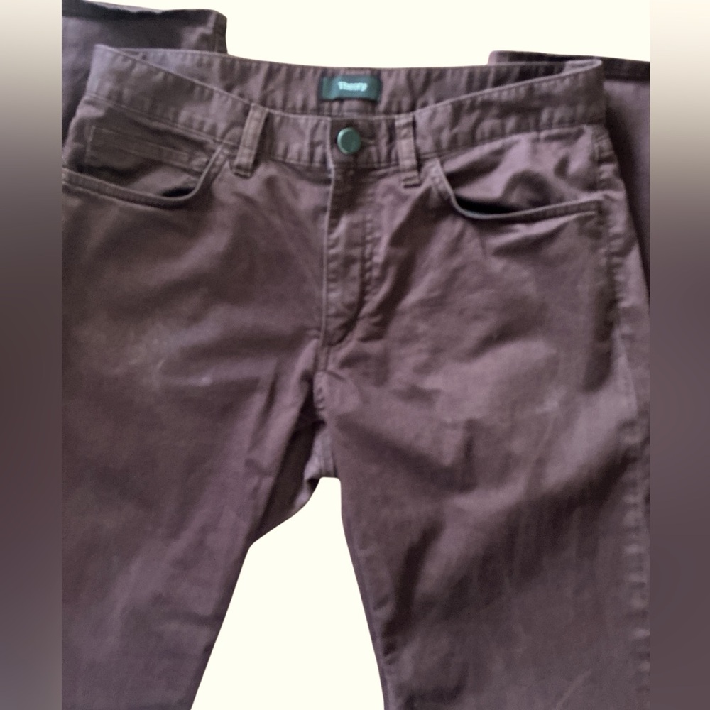 Theory Women's Dark Brown Pants